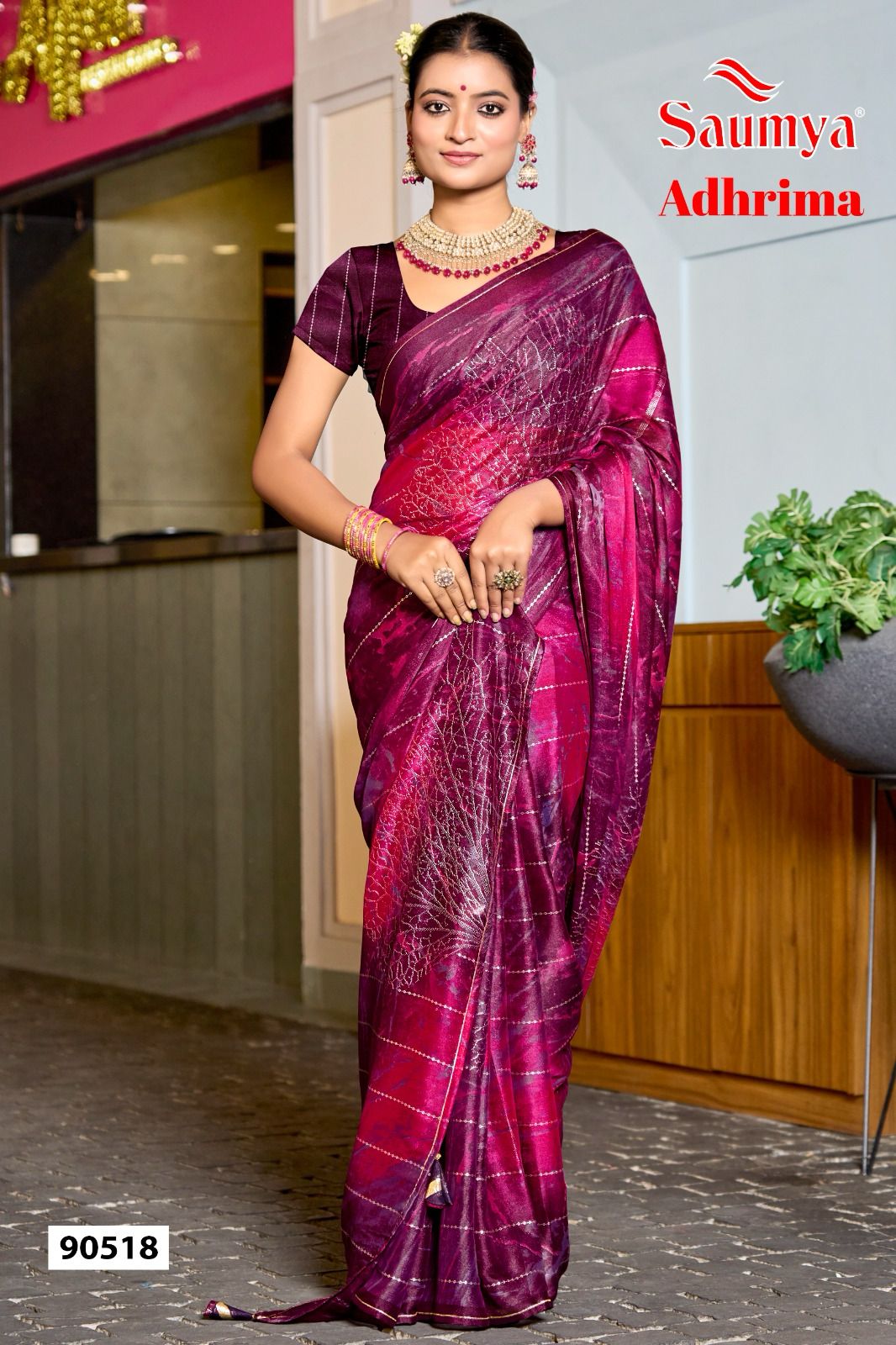 Saumya By Adhrima Georget Saree Wholesale Clothing Distributors In India